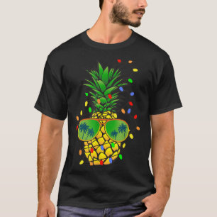 Camiseta Fabuloso Natal De Árvore De Abacaxi No Verão De Ju