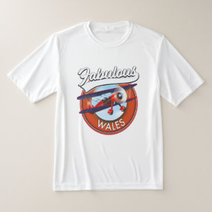 Camiseta Fabuloso País de Gales adesivo de viagem estilo re