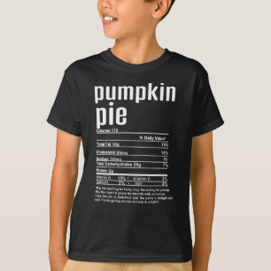Camiseta Fac Nutricional de Abóbora de Natal de Ação de Gra