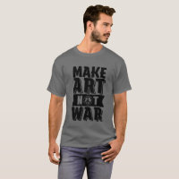 Faça a arte não entrar em guerra para o grande alu