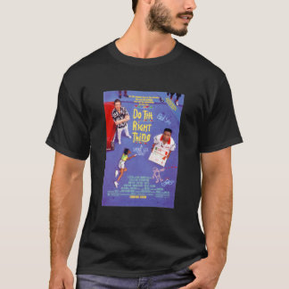 Camiseta Faça a coisa certa Poster de filme clássico