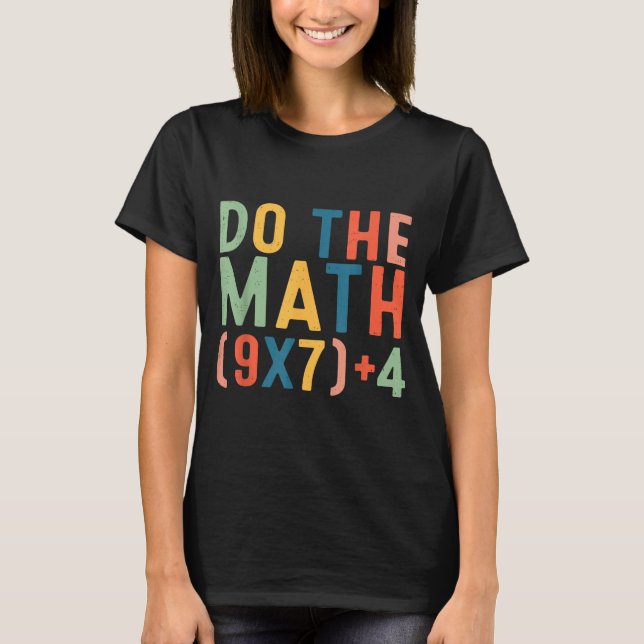 Camiseta Faça a Conta 67 Seis Sete Meme Professor Aluno Hom (Frente)