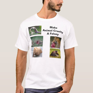 Camiseta Faça à crueldade animal uma alta traição