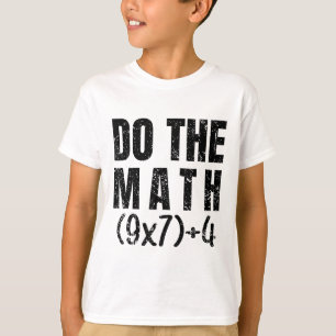 Camiseta Faça A Equação Matemática Dia De Ação De Graças Pr