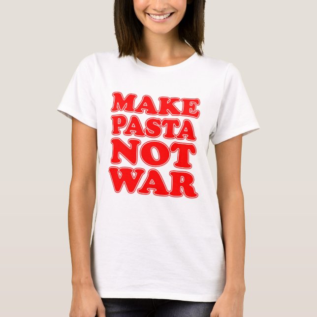 Camiseta Faça a guerra da massa não (Frente)