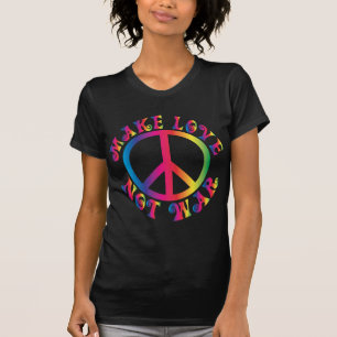 Camiseta Faça a guerra do amor não