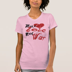 Camiseta Faça a guerra W do amor não