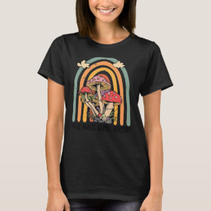 Camiseta Faça a Magia Acontecer Todos Os Dias O Arco-Íris D