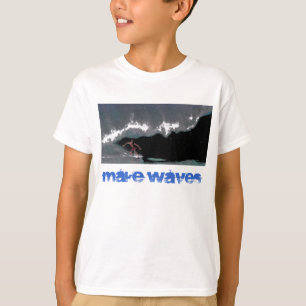 Camiseta Faça a meninos do encanamento das ondas o t-shirt