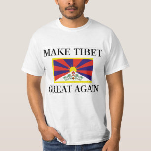 Camiseta Faça a tibetano do excelente de Tibet outra vez -