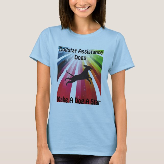 Camiseta Faça a um cão uma estrela - Fundraiser (Frente)