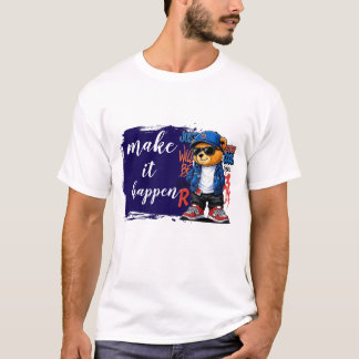 Camiseta Faça acontecer