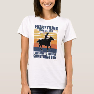 Camiseta Faça algo divertido, Cowboy Western Gift Ideia