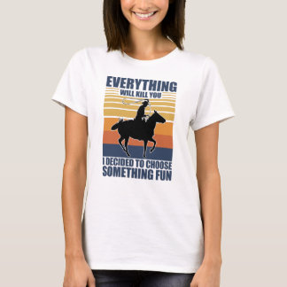 Camiseta Faça algo divertido, Cowboy Western Gift Ideia