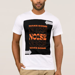 Camiseta Faça algum Design gráfico de ruído