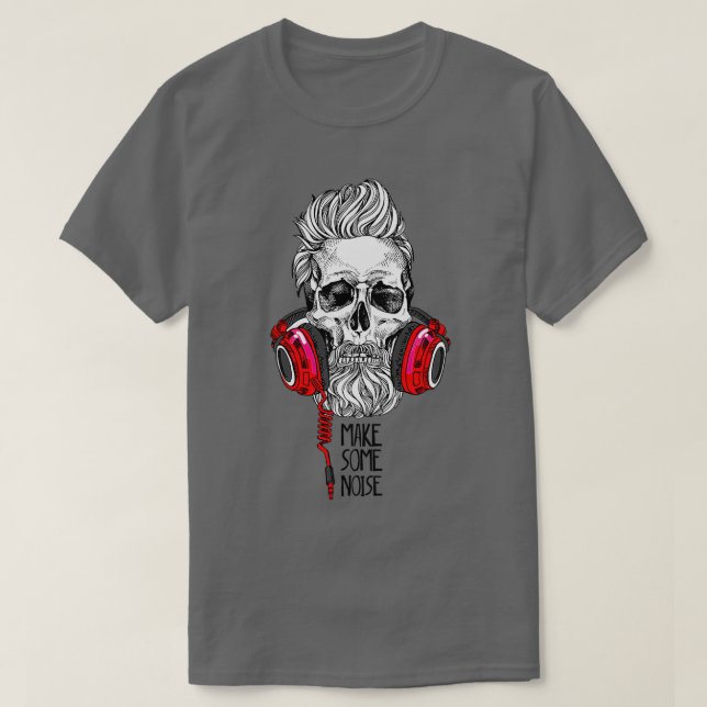 Camiseta Faça algum ruído (Frente do Design)