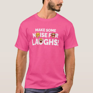 Camiseta Faça Algum Ruído Para Raios Engraçados, Comedy Act