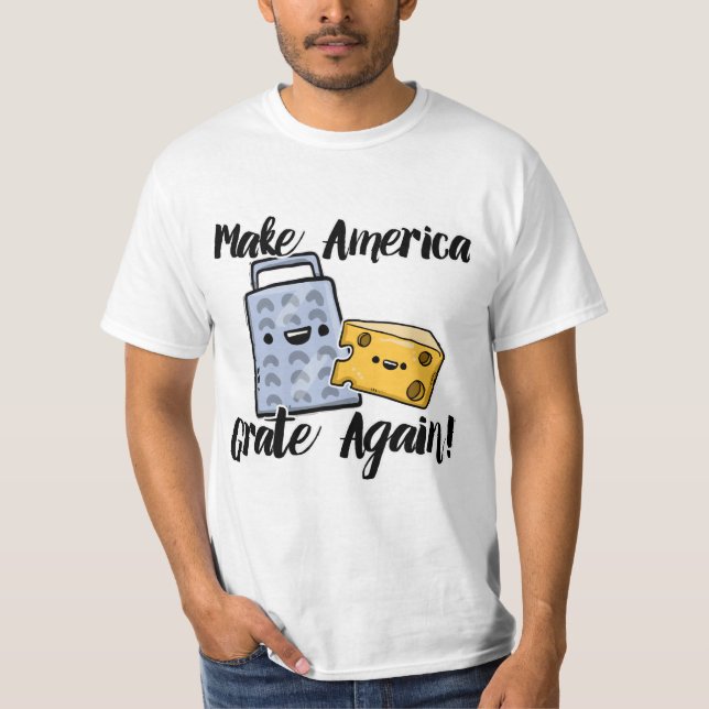 Camiseta Faça América raspar outra vez (Frente)