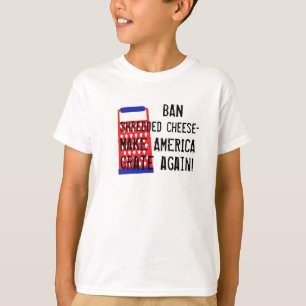Camiseta Faça América raspar outra vez o humor engraçado