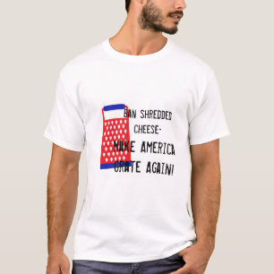 Camiseta Faça América raspar outra vez o humor engraçado
