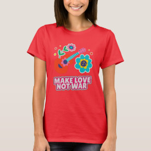 Camiseta Faça amor não guerra