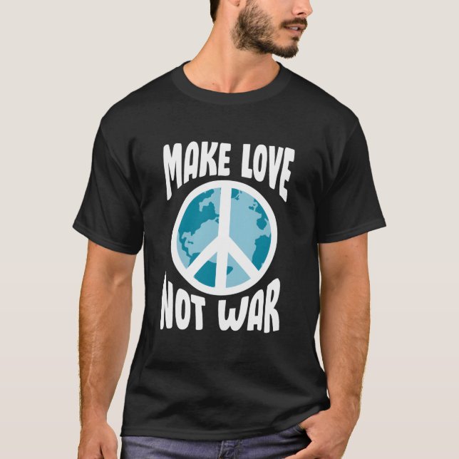 Camiseta Faça Amor Não Guerra (Frente)