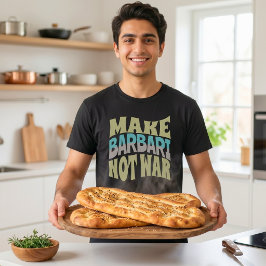 Camiseta Faça Barbari Não Guerra | Pão Persa