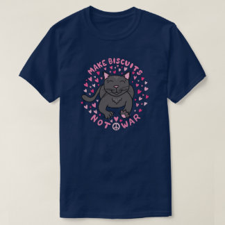 Camiseta Faça Biscoitos, Não Guerra