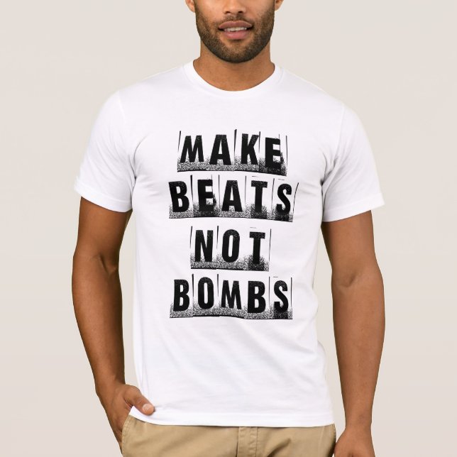 Camiseta Faça bombas das batidas não (Frente)