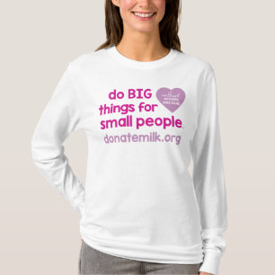 Camiseta faça coisas GRANDES… sleeve por muito tempo o T
