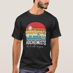 Camiseta Faça com Enzimas Bioquímica Biologia Ciência Bi