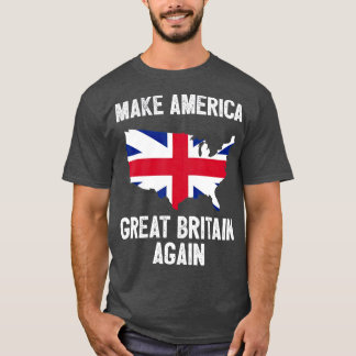 Camiseta Faça com que a América Excelente a Grã-Bretanha vo