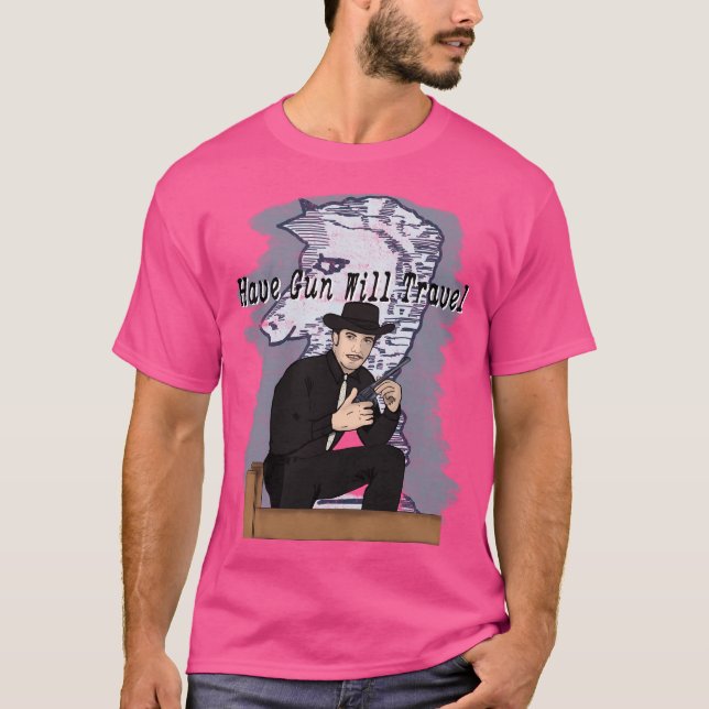 Camiseta Faça com que a arma seja Viagem (Frente)