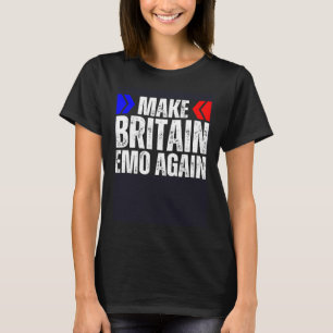 Camiseta Faça com que a Grã-Bretanha Emo volte a ser mais v