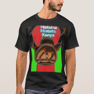 Camiseta Faça com que ele personalize o produto Queniano
