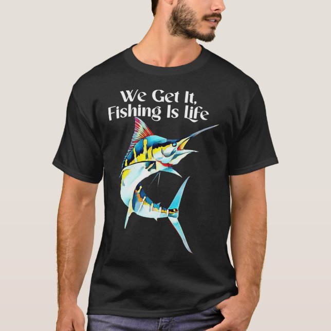 Camiseta Faça Com Que Ele Pesque A Vida (Frente)