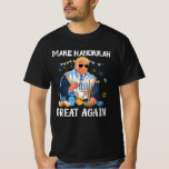 Camiseta Faça com que Hanukkah Excelente novamente Trump ju<br><div class="desc">Faça Hanukkah Excelente de novo judeu Ugly Chanukah Sweater tee para os republicanos mulheres meninos meninas que são apoiantes patriotas dos EUA amantes da cultura de tradição judaica,  menorah,  gire o visto do sonho no feriado iídiche ou hebraico em dezembro.</div>