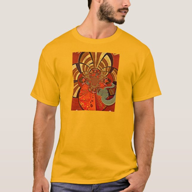 Camiseta Faca de Girafa Única e Bonita Design (Frente)