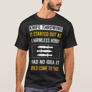 Camiseta Faca de Hobby sem Hemiciclo Jogando Facas