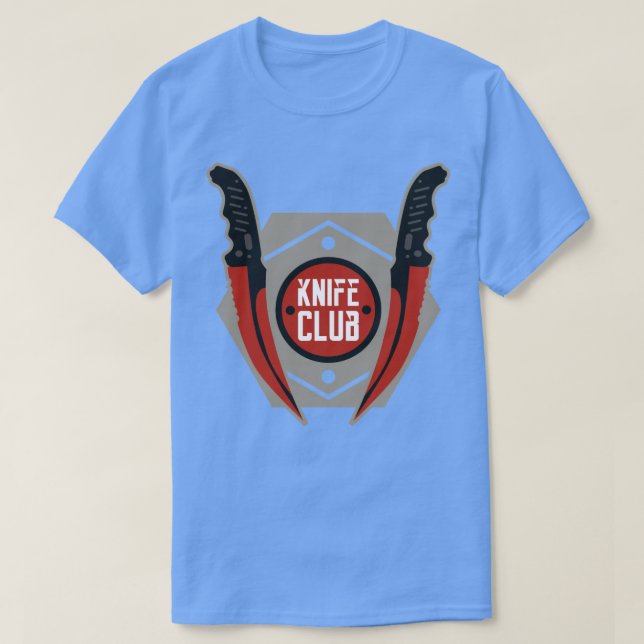 Camiseta Faca de Sacudir do Clube de Faca CSGO (Frente do Design)