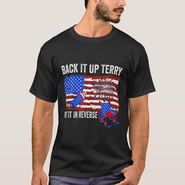 Camiseta Faça De Volta O Terry, Mas Ele Está Inversamente (Frente)