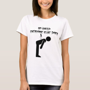 Camiseta Faca De Volta Vá Em Frente A Todos Os Outros