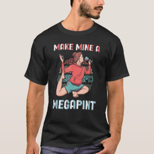 Camiseta Faça Do Mim Um Drinkers De Vinho De Mega Pint