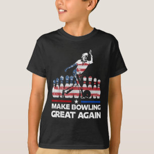 Camiseta Faça Excelente De Boliche Novamente Engraçada Band