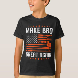 Camiseta Faça Excelente De Churrasco Novamente Nos Sinaliza