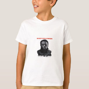 Camiseta Faça Excelente De Halloween De Novo - Assustador H