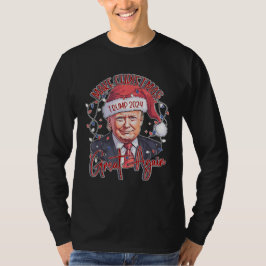 Camiseta Faça Excelente de Natal de novo, Shirt Trump 2024