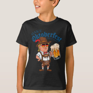 Camiseta Faça Excelente Novamente Engraçado Beber Um Tambor