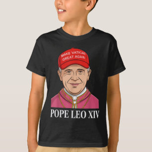 Camiseta Faça Excelente Vaticano De Novo Papa Leo Xiv Engra