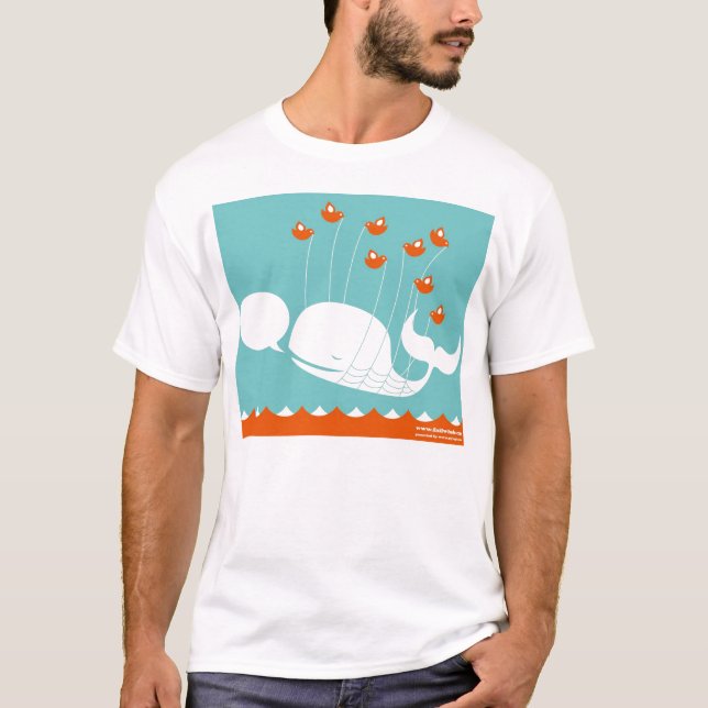 Camiseta Faça FailWhale dizer algo T (Frente)